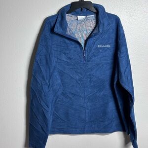 Columbia Men Blue Omni-Heat Thermal Comfort Pullover Sweater size‎ XL.